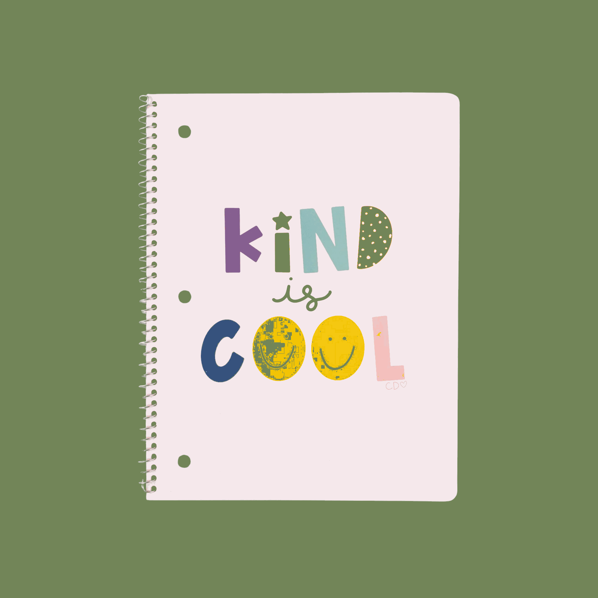 Kind is Cool Spiral Notebook